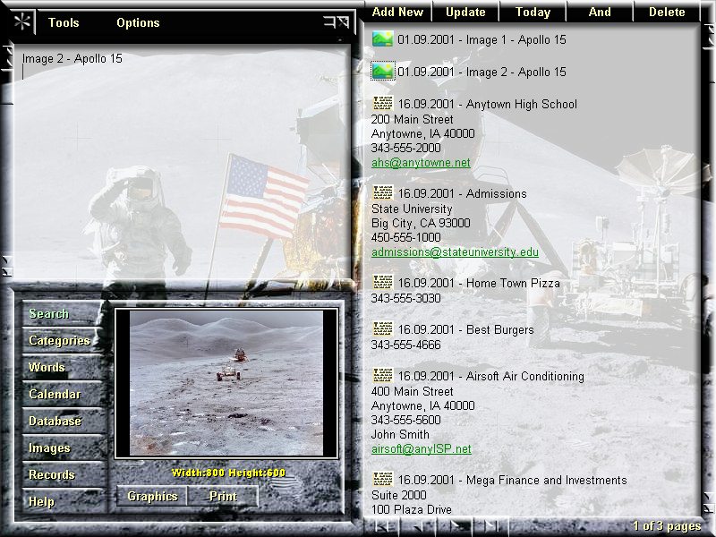 TeraDB Screenshot TeraDB Screenshot