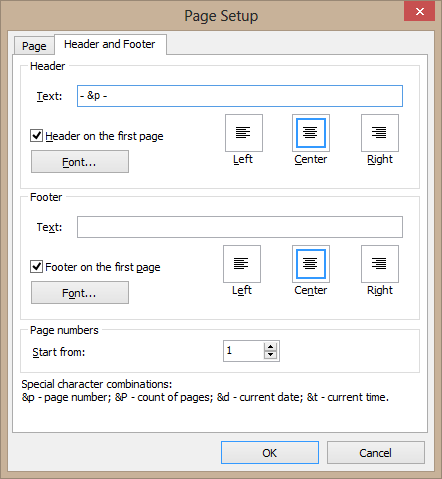 Page setup in RichViewActions: headers and footers Page setup in RichViewActions: headers and footers